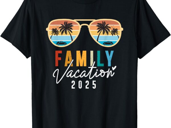 Family vacation 2025 beach summer men women kids matching t-shirt