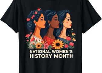 Feminist National Women’s History Month 2025 Equity Woman T-Shirt