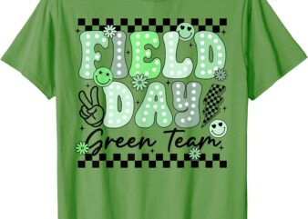 Field Day Green Team Color Field Trip Team Game Competition T-Shirt