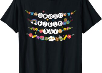 Field Day Let The Games Begin Cute Friendship Bracelet Kids T-Shirt