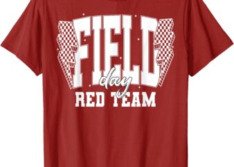 Field Day Red Team Color War Camp Team Game Competition T-Shirt