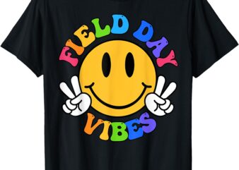 Field Day Vibes Funny For Teacher Kids Happy Field Day 2025 T-Shirt