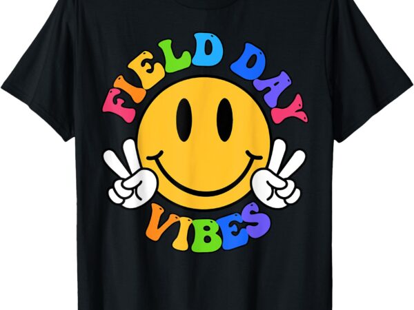 Field day vibes funny for teacher kids happy field day 2025 t-shirt