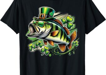 Fisherman Fishing Lovers Irish St Patricks Day Boys Mens T-Shirt