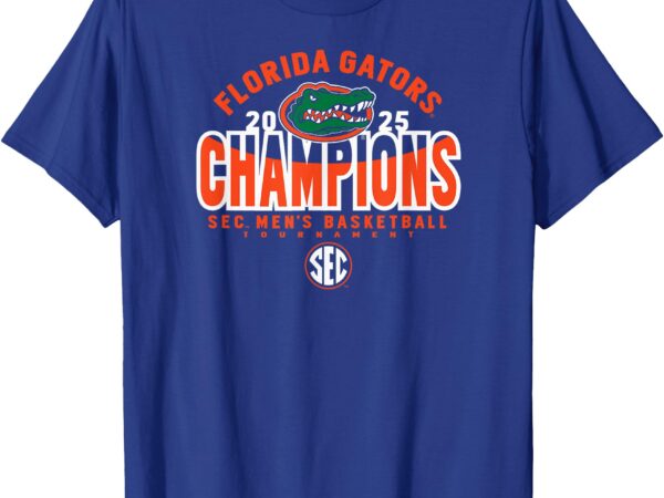 Florida gators men’s basketball sec champs 2025 royal t-shirt