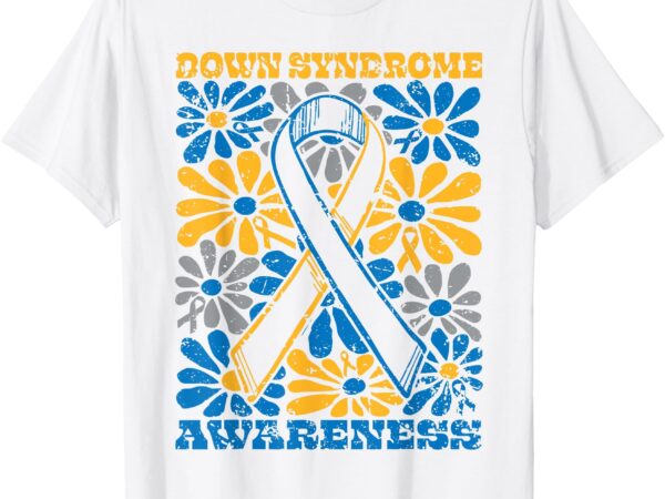 Flowers motivational down syndrome awareness men women kids t-shirt
