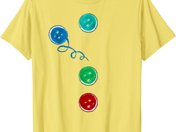 Four groovy buttons blue cat funny halloween costume kid t-shirt