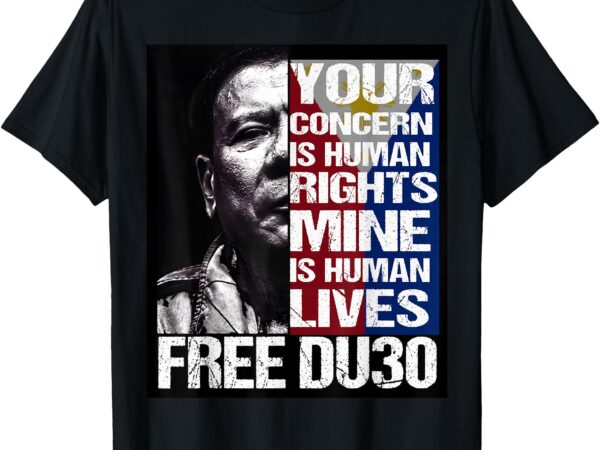 Free duterte supporter president rodrigo digong philipines t-shirt