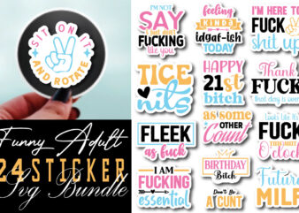 Funny adult sticker t-shirt bundle funny adult sticker svg bundle