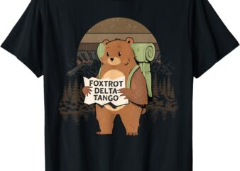 Funny Bear Foxtrots Deltas Tango T-Shirt