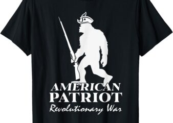 Funny Bigfoot American Patriot Independence Day 4th Of July T-Shirt