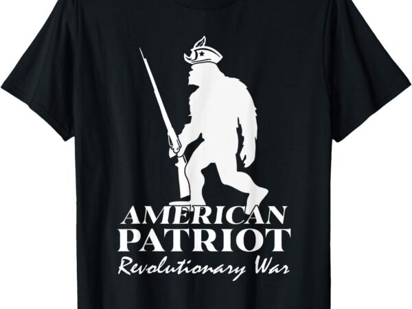 Funny bigfoot american patriot independence day 4th of july t-shirt