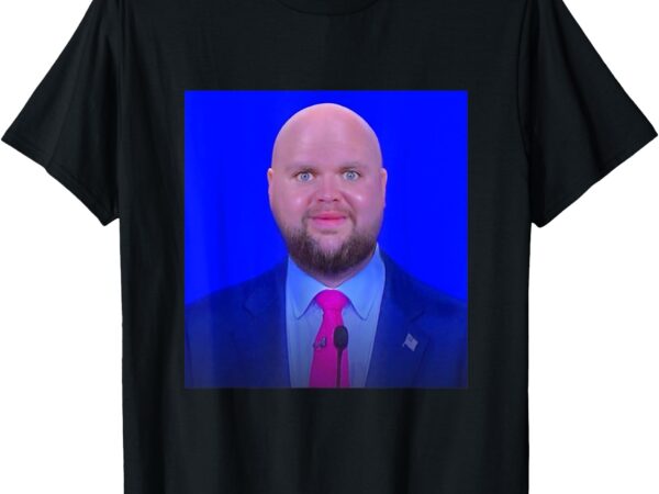 Funny jd vance bald head vice president face meme t-shirt