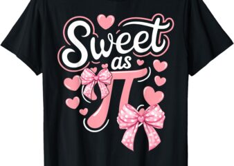 Funny Pi Day Coquette Pi Math for Pi Day 3.14 Kids Men Women T-Shirt