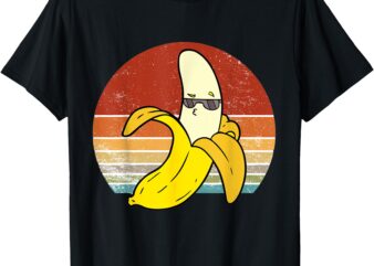 Funny Retro Banana Fun for Men Women Kids T-Shirt