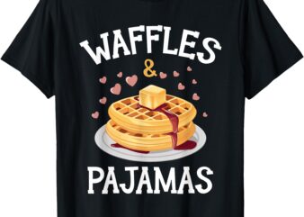 Funny Waffles & Pajamas Novelty Waffle Cooking Boy Or Girl T-Shirt