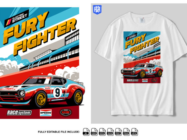 Fury fighter racing team design