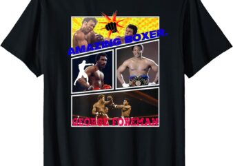 George Foreman_001_Back Printed T-Shirt