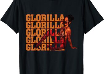 Girl Retro Glorilla First Name Personalized Groovy 80’s T-Shirt