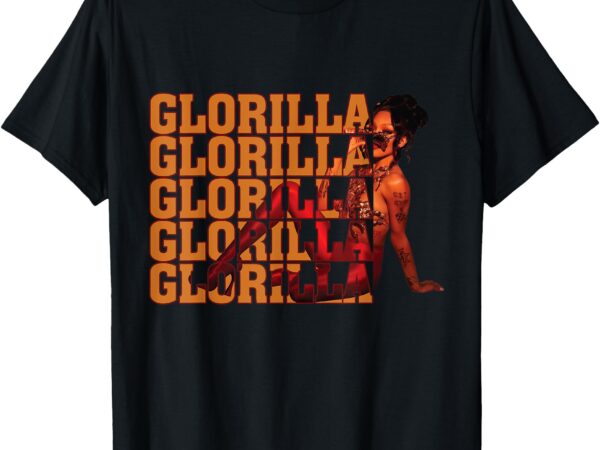 Girl retro glorilla first name personalized groovy 80’s t-shirt