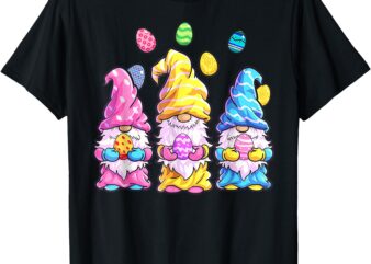 Gnome Easter Shirt Women Easter Outfit Easter Girls T-Shirt