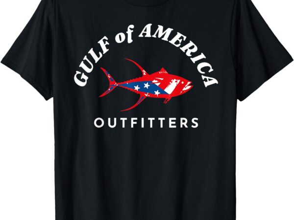 Gulf of us america outfitters fish 2025 retro vintage trump t-shirt