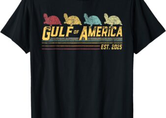 Gulf Of USA America Est 2025 Turtle Gulf Mexico T-Shirt