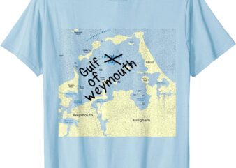 Gulf of Weymouth Shirt Funny Trump Blue Beach Updated Map T-Shirt