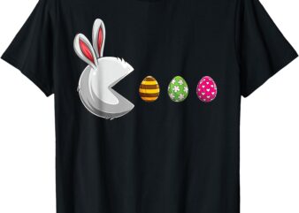 Happy Easter Day Bunny Egg Funny Boys Girls Kids Easter T-Shirt