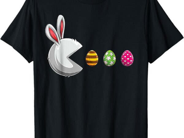 Happy easter day bunny egg funny boys girls kids easter t-shirt