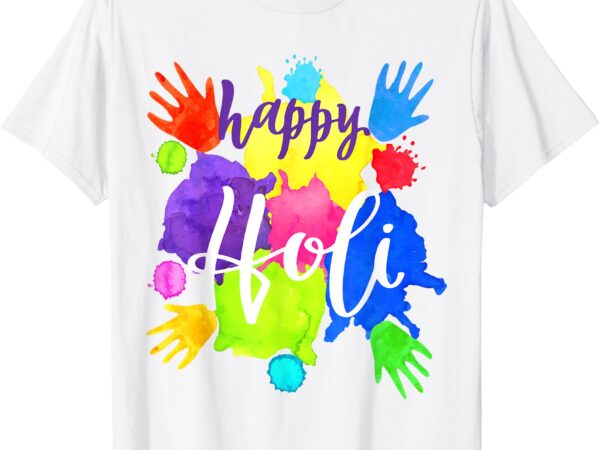 Happy holi shirts for kids boys girls toddler india hindu t-shirt