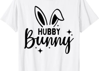 Hubby Bunny Rabbits Happy Easter Fun Rabbit Bunnies Man T-Shirt