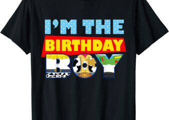 I’m The Birthday Boy Cowboy Family Toy Decoration Funny Kids T-Shirt