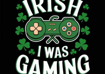 Irish Gaming Graphic Green Game Controller