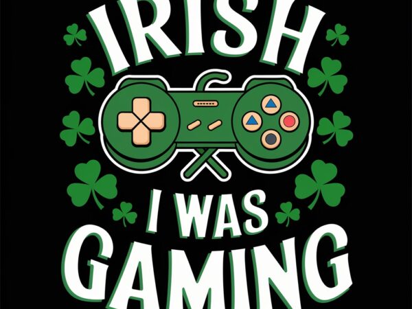 Irish gaming graphic green game controller