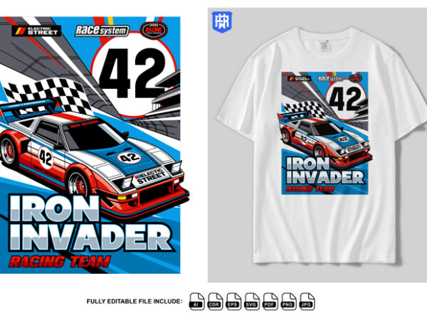 Iron invader racing team design