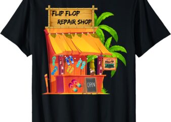 Island Flow flip flop shop T-Shirt