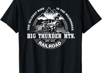 Journey to Big Thunder Mountain Railroad Theme Park T-Shirt