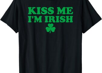 Kiss Me I’M Irish Lucky Shamrock St.Patricks Day For Couple T-Shirt