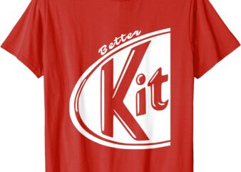 Kit Costume _ Better with Kat Together Partner Couple Outfit T-Shirt