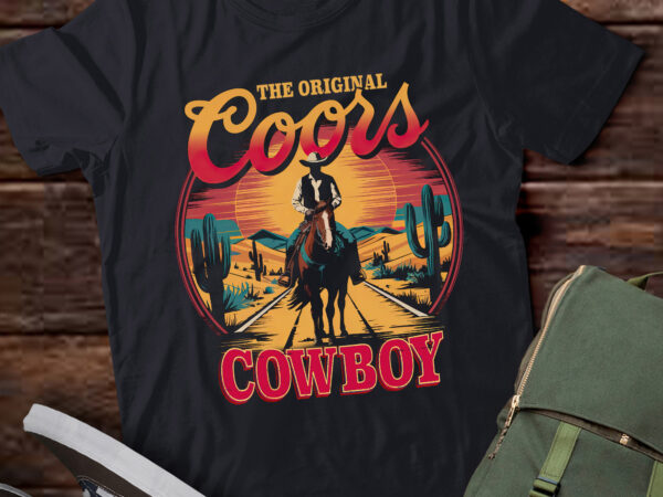 Lb72-the original coor cowboys western country cowhide riding t shirt vector graphic