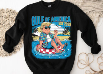 LB73-Funny Trump Shirt Gulf Of Us America Est 2025