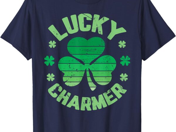 Lucky charmer boys kids girl funny st. patrick’s day t-shirt