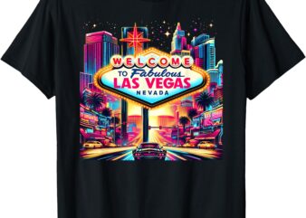 Las Vegas Nevada Design Gifts Men Women Las Vegas Souvenir T-Shirt