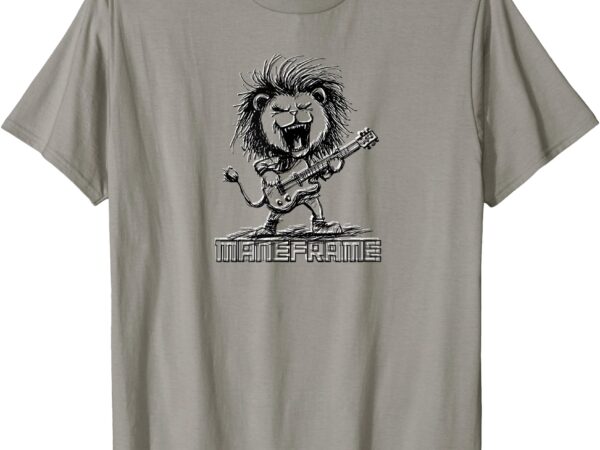 Lion doodle design t-shirt