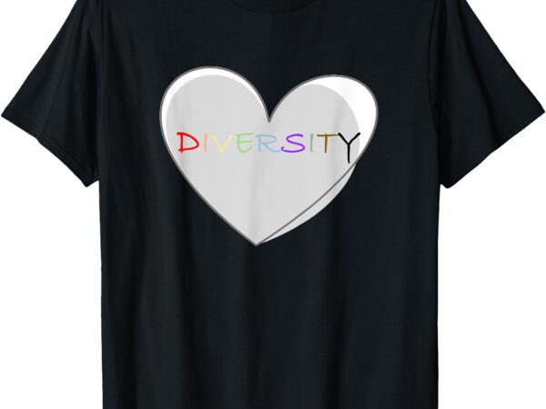 Love diversity spread love t-shirt