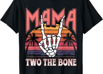 Mama Of The Bad Two the Bone Birthday 2 Years Old Birthday T-Shirt