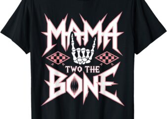 Mama Of The Bad Two the Bone Birthday 2 Years Old Birthday T-Shirt_2