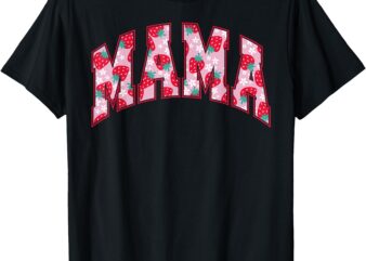 Mama Of The Berry First Birthday Strawberry Family Matching T-Shirt