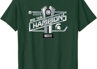 Michigan State Spartans Men’s Ice Hockey Big Ten Champs 2025 T-Shirt